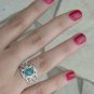 Australian Opal Sterling Silver Filigree Ring