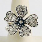 Swarovski Crystals Reproduction Ring Sz 7