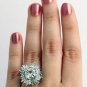 Cocktail Ring Swarovski Crystals 50'- 60's Repro Sz 7