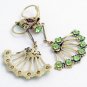 Georgian Style Earrings Swarovski Crystals Reproductio