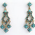 Deco Style Earrings Swarovski Crystals Reproduction