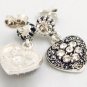 Victorian Style Earrings Swarovski Crystals Reproductio