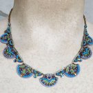 Signed ADAYA Maya Rayten Mosaic Necklace