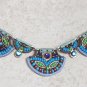 Signed ADAYA Maya Rayten Mosaic Necklace