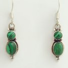 Malachite Sterling Silver Earrings