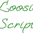 Loosie Fonts Machine Embroidery Designs CD 4x4 THREADS