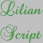 Lilian Fonts Machine Embroidery Designs CD 4x4 THREADS