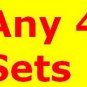 Any 4 Sets 40 Machine Embroidery Thread Brother Machine