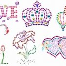 NEW 170+ HOT FIX RHINESTONE DOT COLOR DESIGN PATTERNS