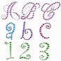 NEW 170+ HOT FIX RHINESTONE DOT COLOR DESIGN PATTERNS