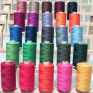 NEW 25 LARGE 3PLY THREAD 1000M QUILTING SEWING SERGER D
