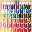 LARGE 50 SPOOL MACHINE Embroidery THREADS FREE SHIPPING