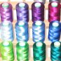 LARGE 50 SPOOL MACHINE Embroidery THREADS FREE SHIPPING