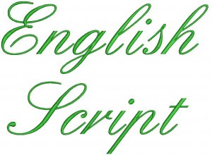 English Fonts Machine Embroidery Designs CD 4x4 FONT