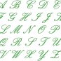 English Fonts Machine Embroidery Designs CD 4x4 FONT