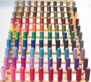 100 DARK POLY ALL PURPOSE SEWING/QUILTING THREADS 327yD