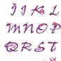 Cupid Fonts Embroidery Designs CD 4x4 Font Free S&H