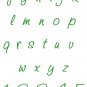 HandWriting Fonts Machine Embroidery Designs CD 4" Font