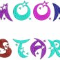 MoonStar Font Monogram Embroidery Designs CD 4x4 Thread
