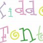Kiddo Fonts Monogram Machine Embroidery Designs CD 4x4