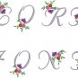 Floral Fonts Machine Embroidery Designs CD 4x4 THREADS