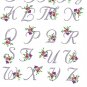 Floral Fonts Machine Embroidery Designs CD 4x4 THREADS