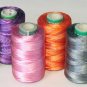 10 Rainbow Varigate RAYON Embroidery THREAD Threads VN5