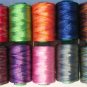 10 Rainbow Varigate RAYON Embroidery THREAD Threads VN5