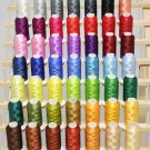 LARGE 50 CONES MACHINE EMBROIDERY THREAD +RACK + PREWOUND BOBBIN KIT FOR JANOME