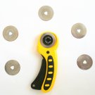 NEW Five 45mm DELUXE ROTARY CUTTER BLADES FOR OLFA