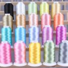 NEW LARGE POLY MACHINE EMBROIDERY THREAD PASTEL COLORS