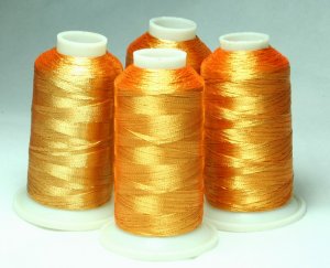 CHRISTMAS GOLD METALLIC MACHINE EMBROIDERY THREADS KIT