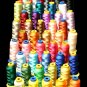 50 X-LG CONE POLY MACHINE EMBROIDERY THREAD FOR BROTHER