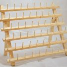 NEW 2 x 60 CONES WOODEN THREAD RACK FOR EMBROIDERY THREADS MINI KING CONES