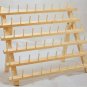 NEW 2 x 60 CONES WOODEN THREAD RACK FOR EMBROIDERY THREADS MINI KING CONES