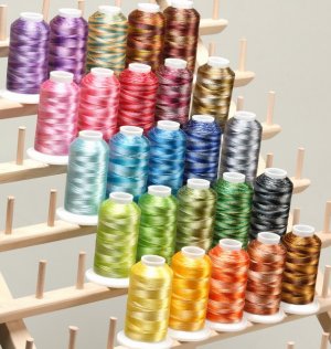 NEW 25 CONES LARGE VARIGATE MACHINE EMBROIDERY THREADS