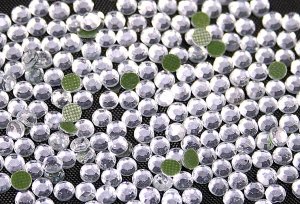 2880 HOT FIX RHINESTONES 3 MM 10SS CLEAR CYRSTALS COLOR