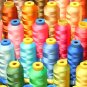 50 X-LG CONES POLY MACHINE EMBROIDERY THREADS FOR WHITE