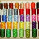 NEW LARGE 40 MACHINE EMBROIDERY THREADS for Brother