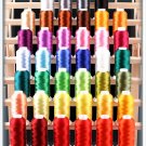 NEW 40 LARGE POLY MACHINE EMBROIDERY THREADS 4 BERNINA