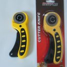 TWO 45mm DELUXE ROTARY CUTTER w/ RUBBER GRIP 4 Quilting