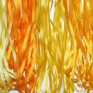 NEW 50M 4MM PURE SILK EMBROIDERY RIBBON YELLOW SUNFLOWE