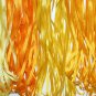 NEW 50M 4MM PURE SILK EMBROIDERY RIBBON YELLOW SUNFLOWE