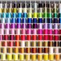 ULTIMATE POLY MACHINE EMBROIDERY THREADS SPOOLS + RACK