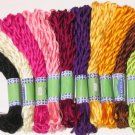 100 SILKY Skein Cross Stitch Hand Embroidery THREAD FRE