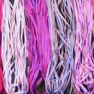 NEW 60M 4MM PURE SILK EMBROIDERY RIBBON PURPLE & VIOLET