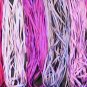 NEW 60M 4MM PURE SILK EMBROIDERY RIBBON PURPLE & VIOLET