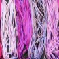 NEW 60M 4MM PURE SILK EMBROIDERY RIBBON PURPLE & VIOLET