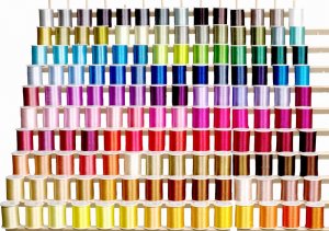 MEGA 185 POLY MACHINE EMBROIDERY THREAD KIT FOR SINGER