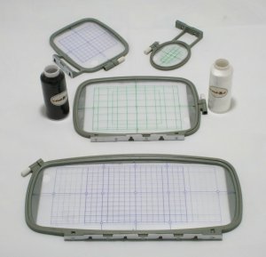 NEW EMBROIDERY MACHINE HOOP FOR Babylock ELLURE ESL Embroidery Machine & BOBBINS